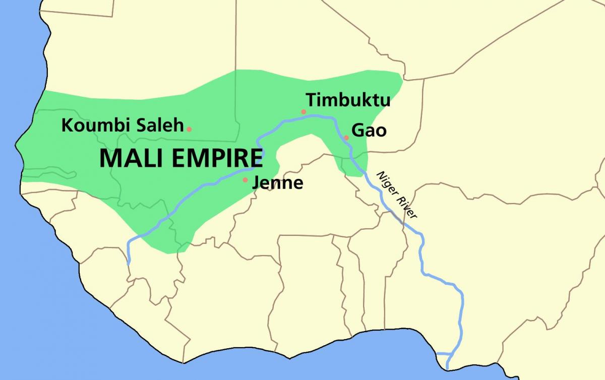 مملكة مالي خريطة